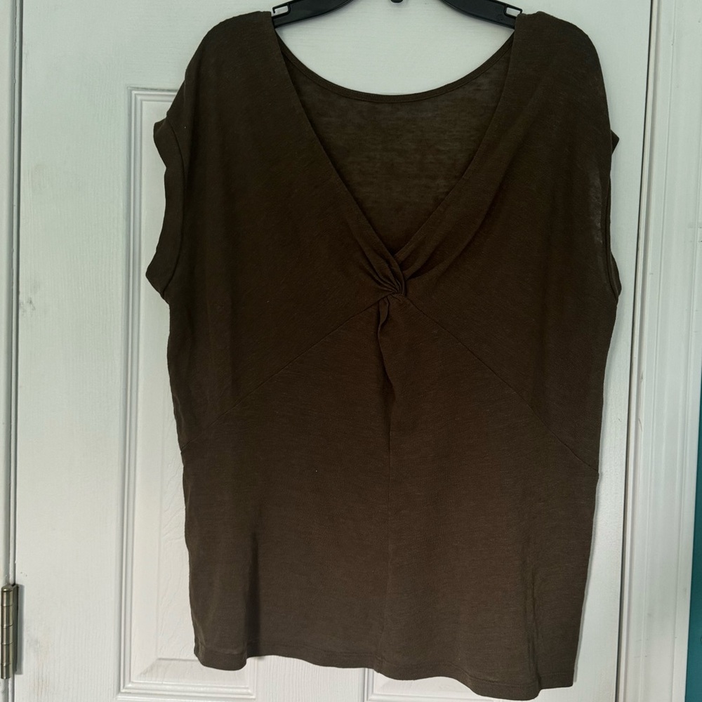 Forest Green Backless Banana Republic Shirt